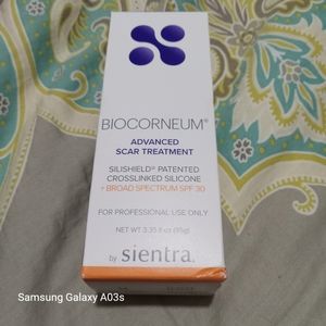 Biocorneum advanced scar treatment and SPF 3.35 fl oz. Used once.